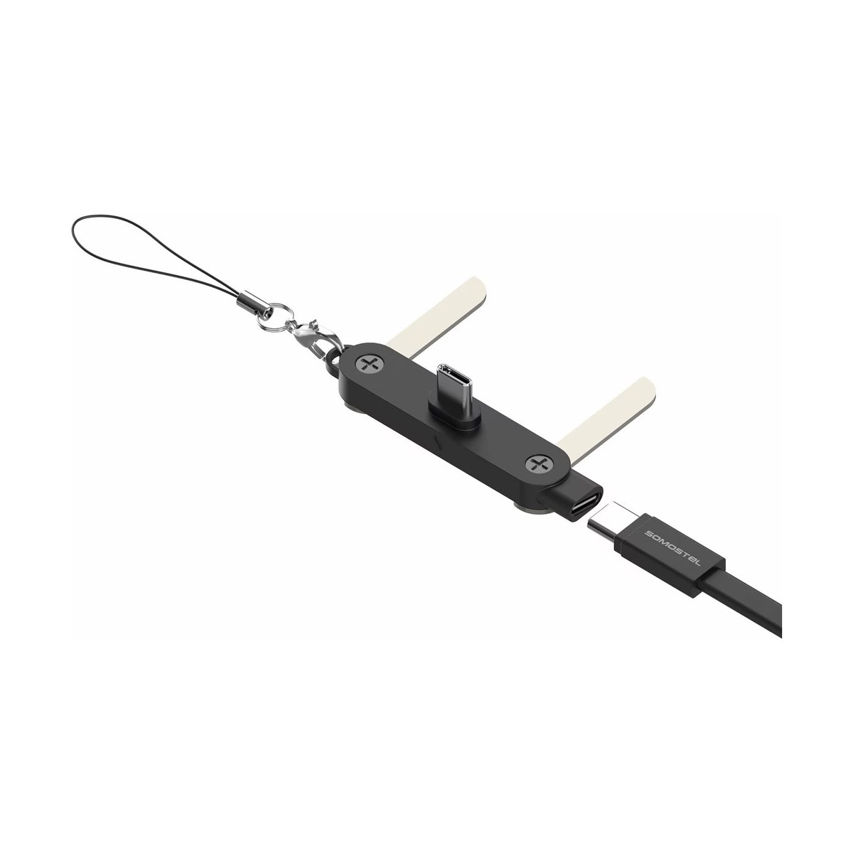 Adaptador y Soporte Plegable Tipo C